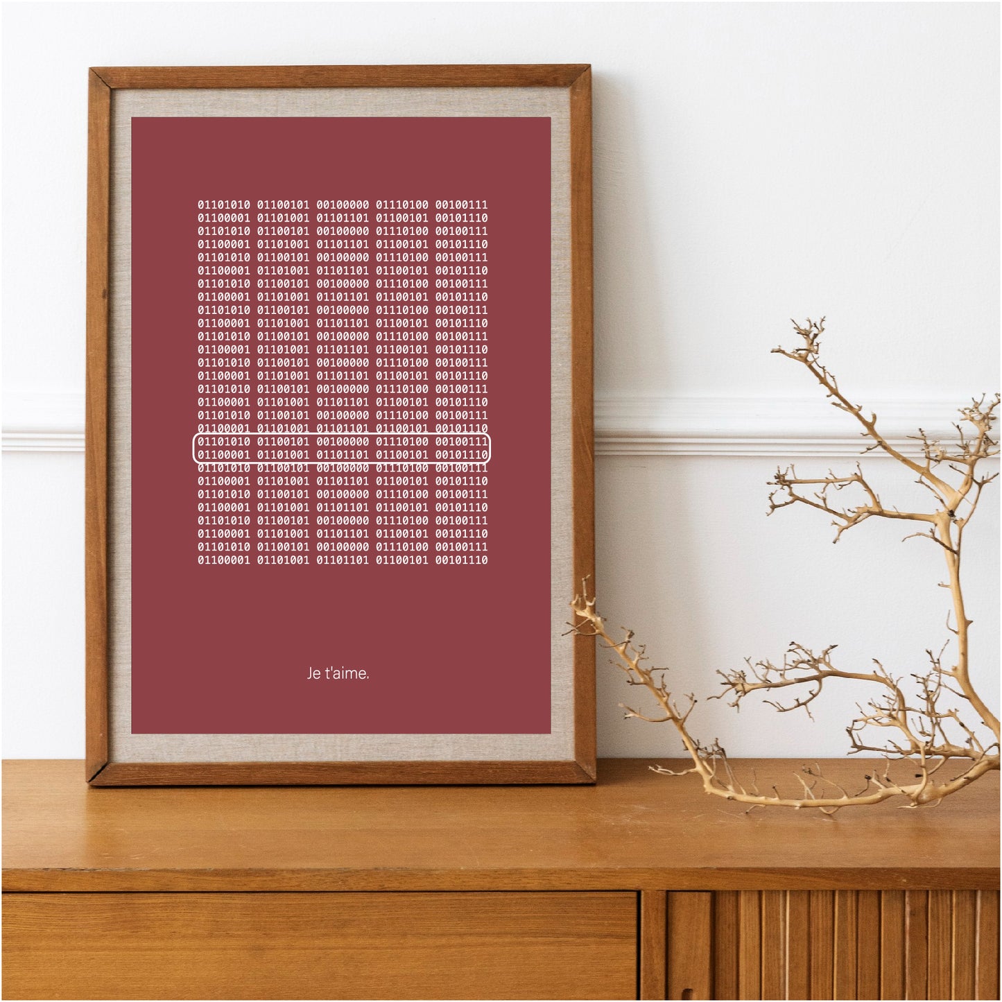 Affiche : “Je t’aime”