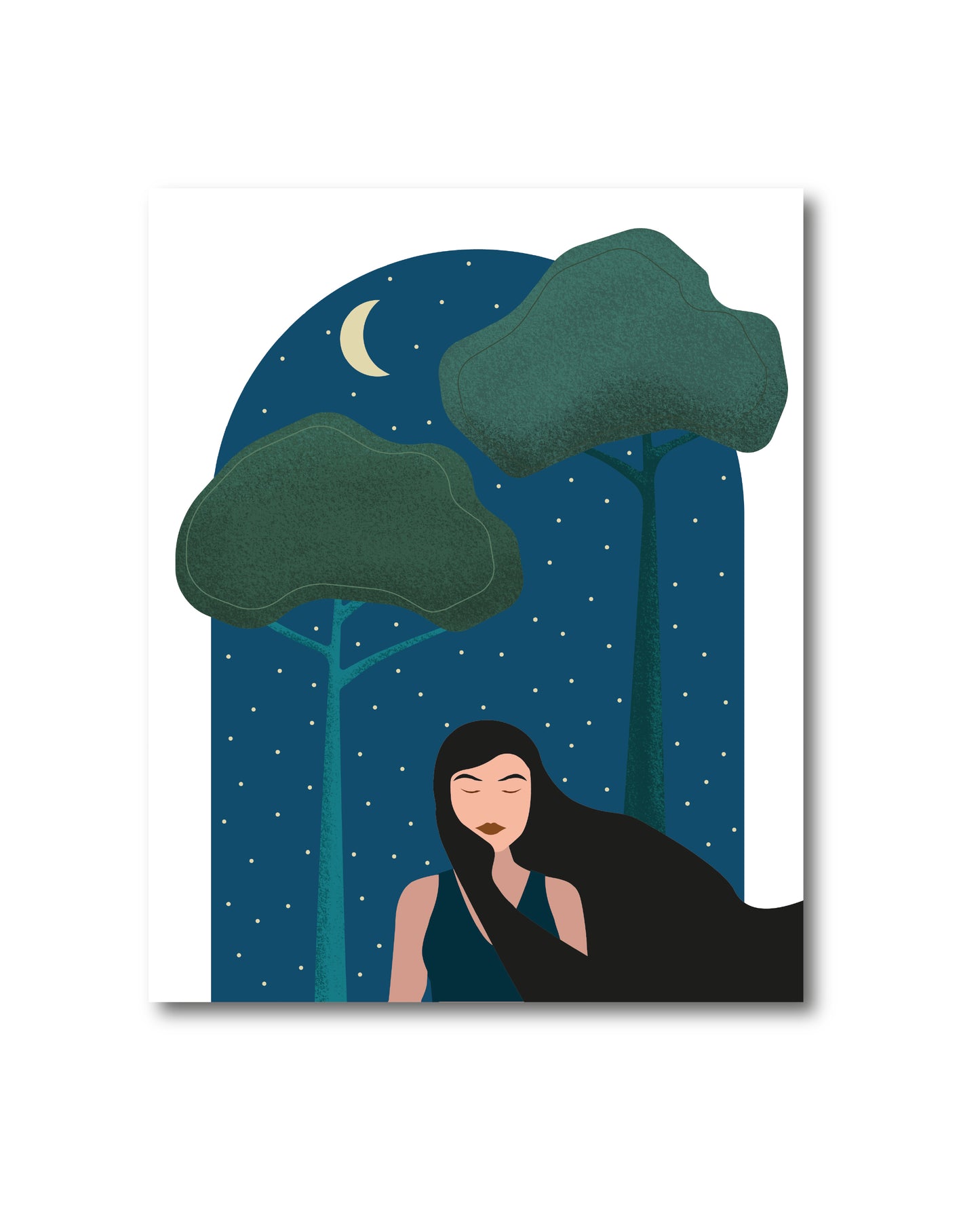 Affiche "Femme nuit"